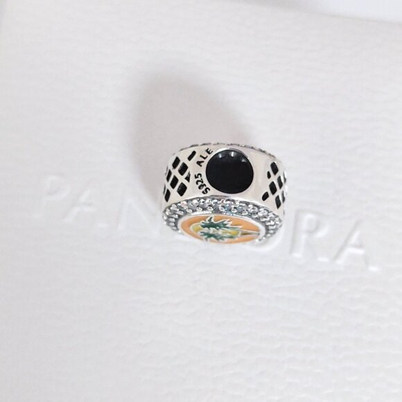 Pandora Florida Palm Trees Charm Bead Travel Vacation S925 Silver with box - Picture 3 of 6